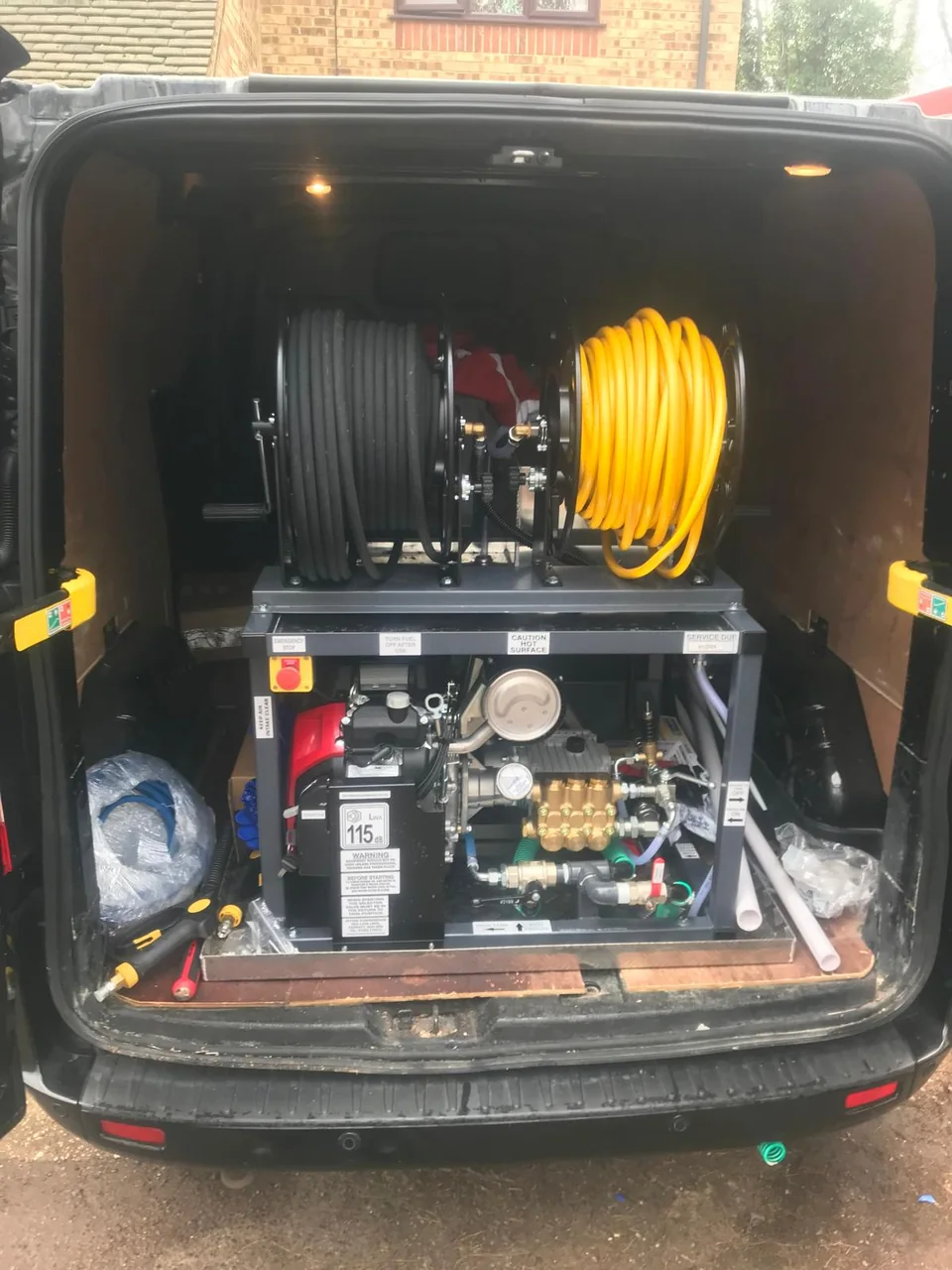 One of our plumbers in Essex fitting new pipework