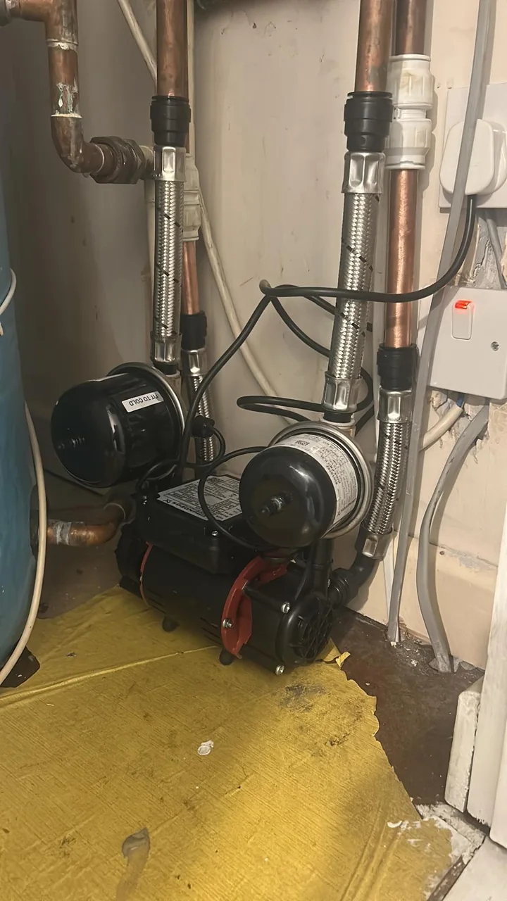 Basildon property being worked on by our plumbing and drainage engineers